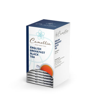 Camellia English Breakfast Black Hot Tea Packets