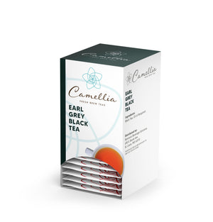 Camellia Earl Grey Black Hot Tea Packets